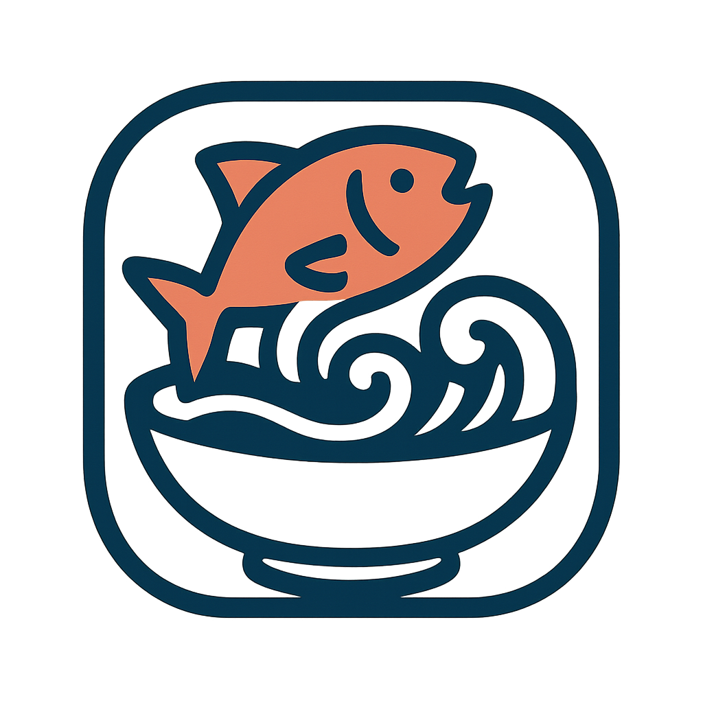 潮味海鮮坊のロゴ