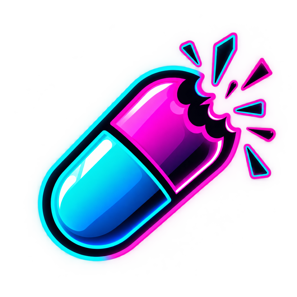 Small Pump.fun bite-mark icon