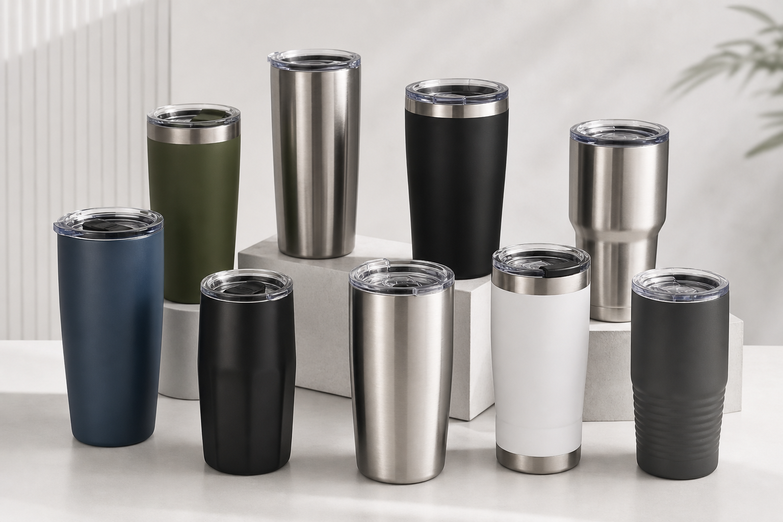 Tumblers stainless steel drinkware category