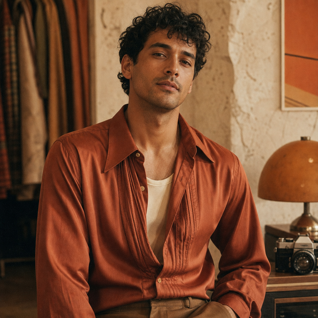 Portrait of Leo, a stylist and vintage lover