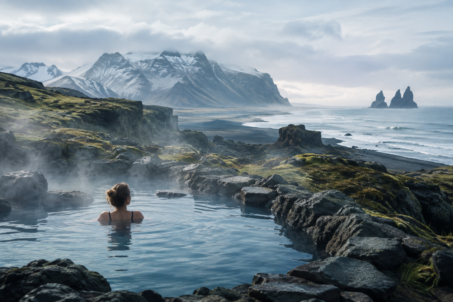 Scenic Iceland travel landscape
