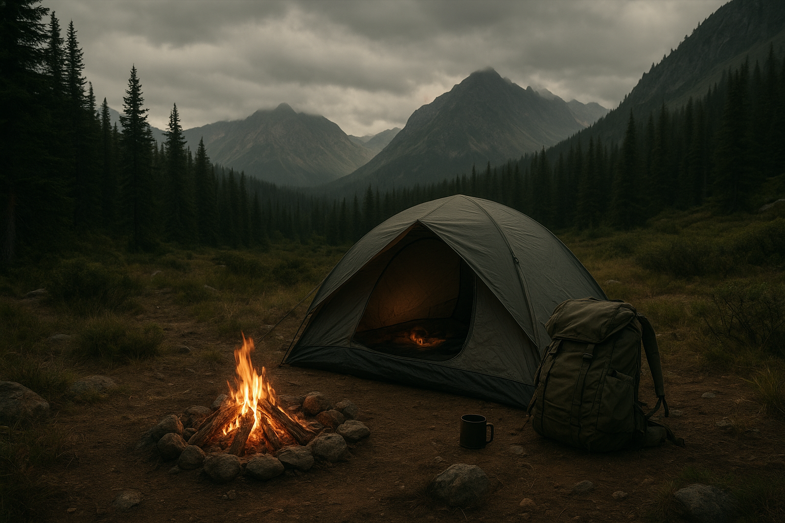 Basecamp Camping activity landscape