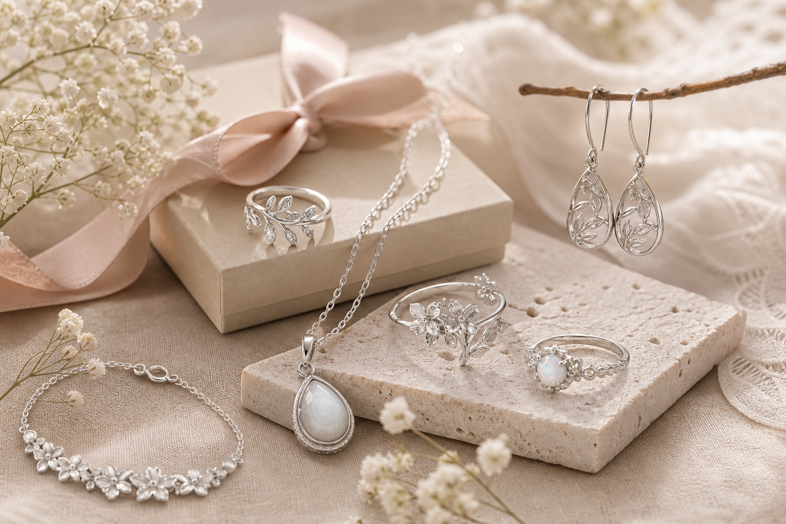 Bridal & Gifts collection jewelry styling