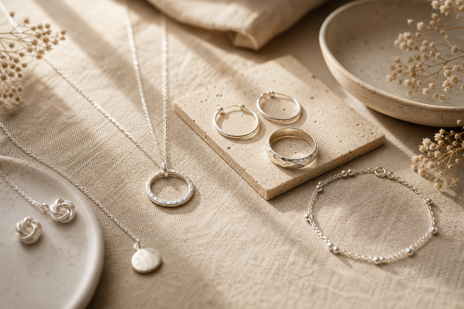 Everyday Pieces collection jewelry styling