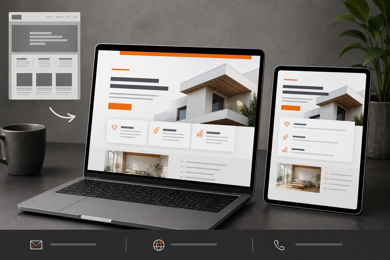 WordPress redesign interface