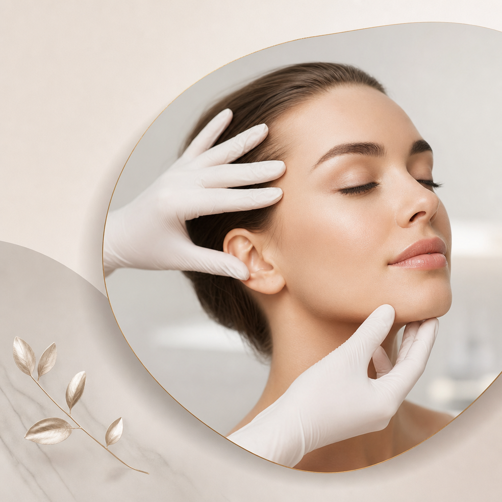 Referencia visual del procedimiento Cirugía facial