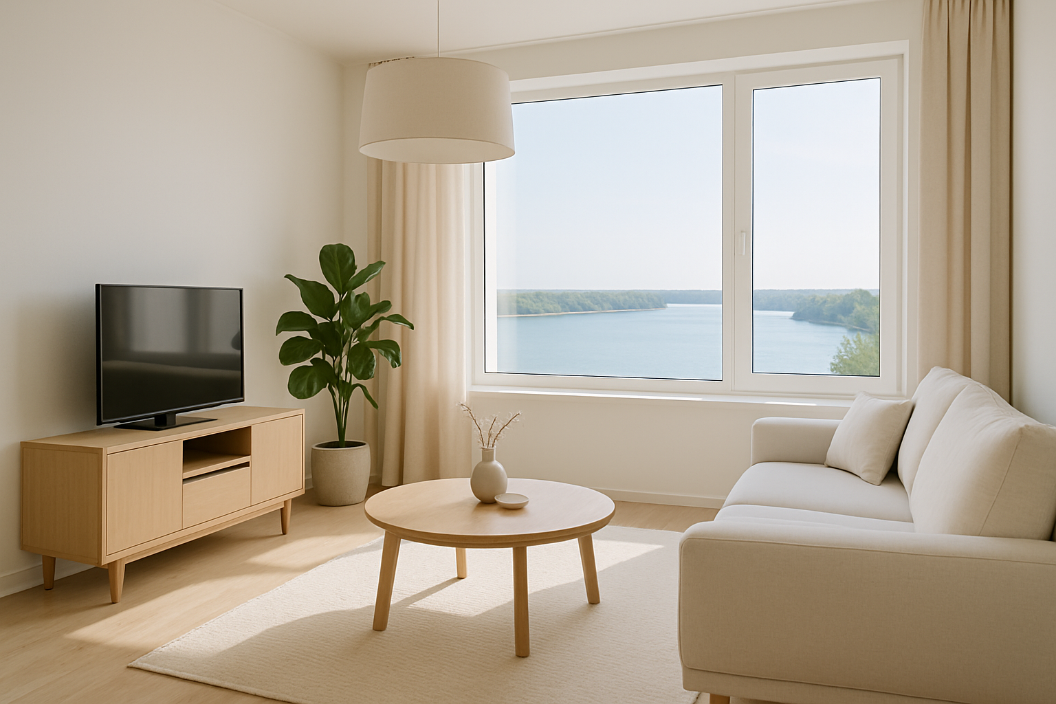 Obolon apartment with Dnipro river view