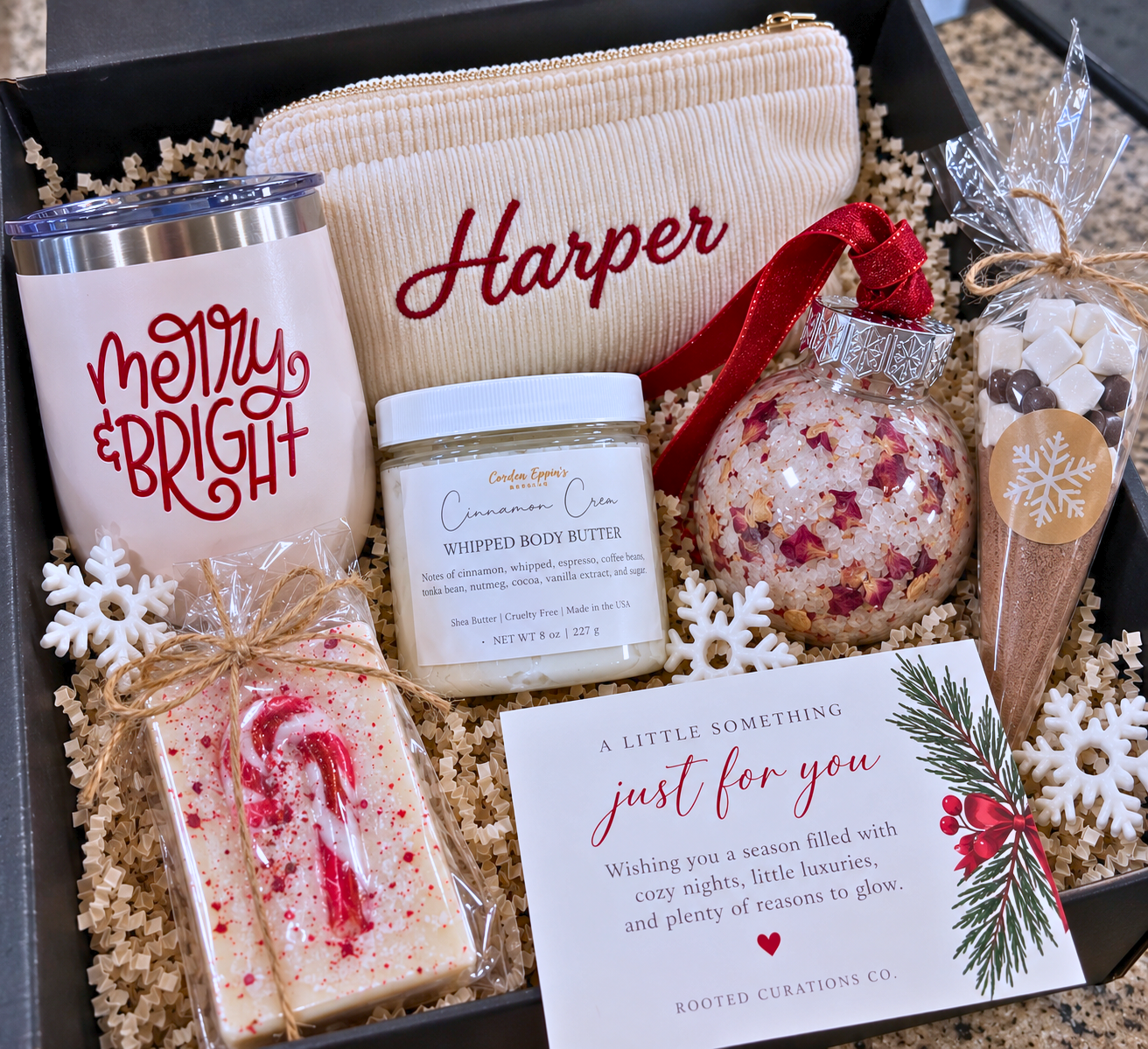 Holiday For Her curated Christmas gift box