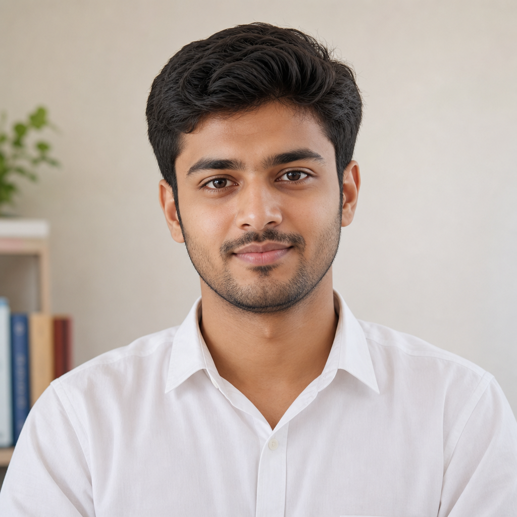 Portrait of Rahul, an SSC aspirant
