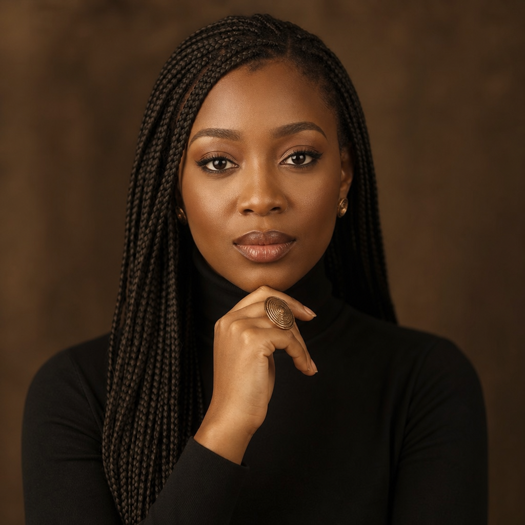 Portrait of Amara Ezedi, a film director