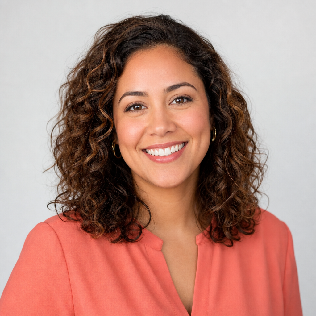 Headshot of Elena Rodriguez, operations lead at a small agency
