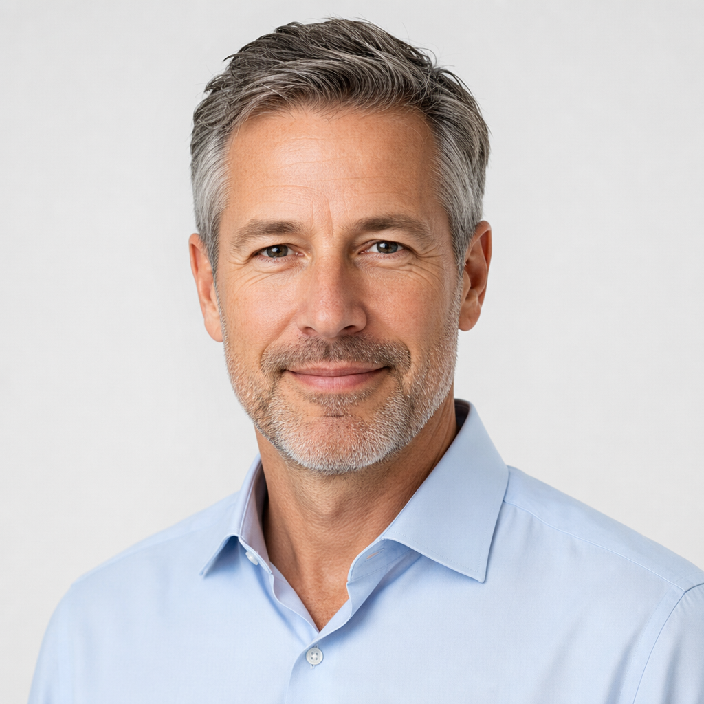 Headshot of James O'Connell, finance lead at a studio partnership