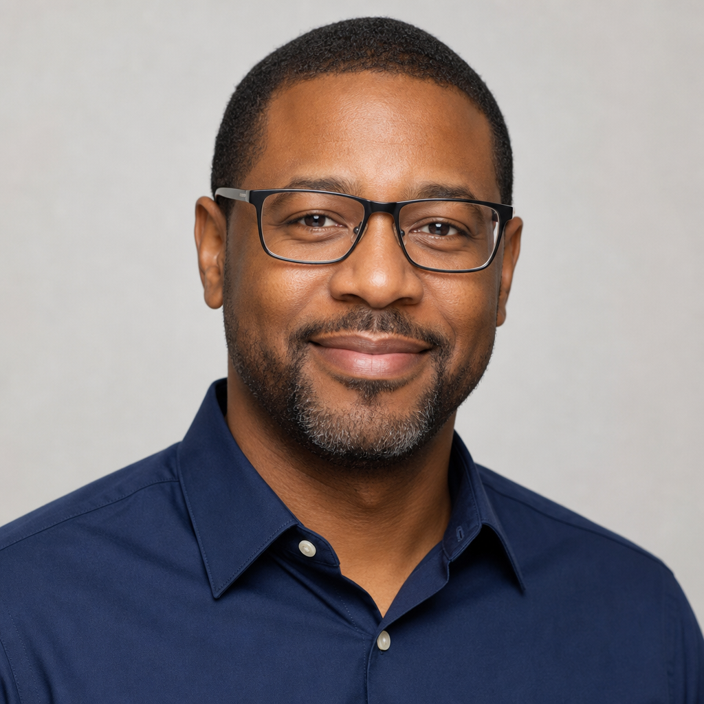 Headshot of Marcus Webb, operations manager at a digital agency