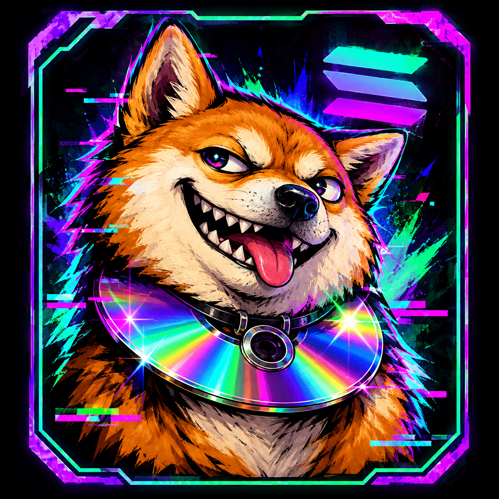 Small framed meme character portrait slot for CD Inu