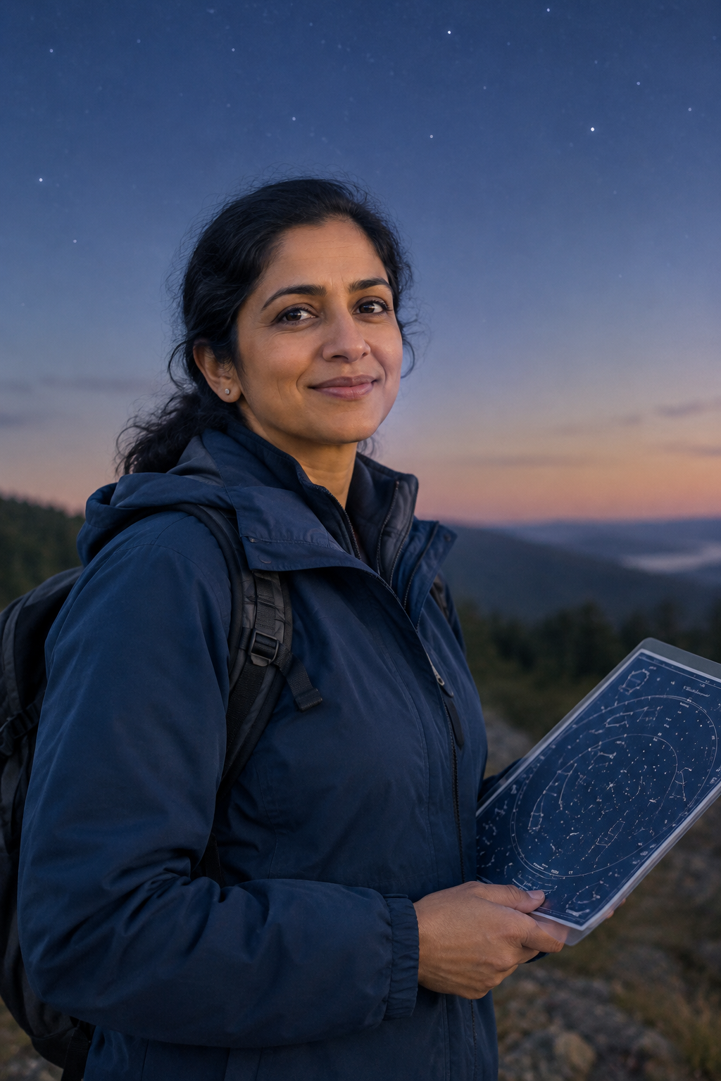Priya Nair, constellation guide lead portrait
