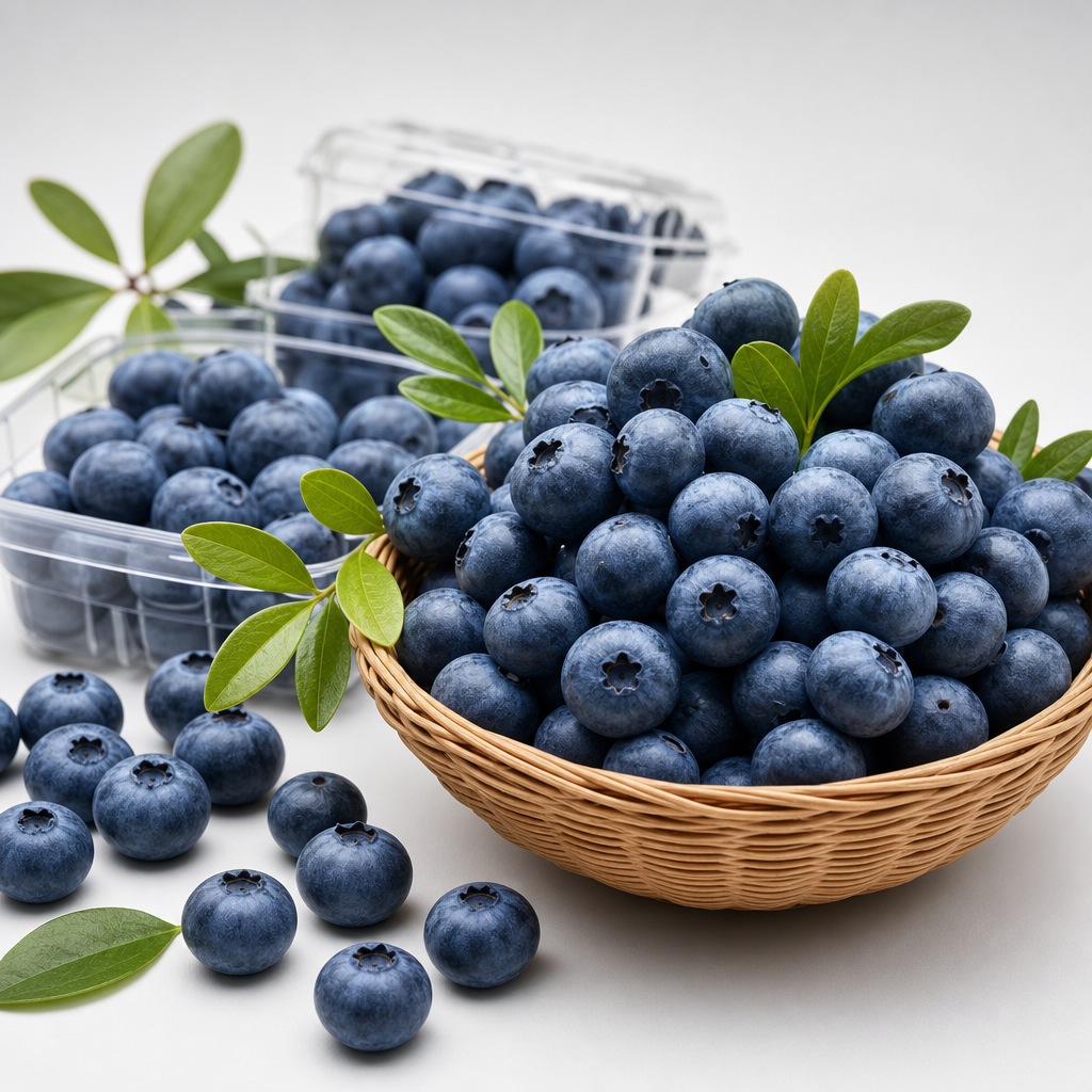 Blueberry fresh fruit presentation