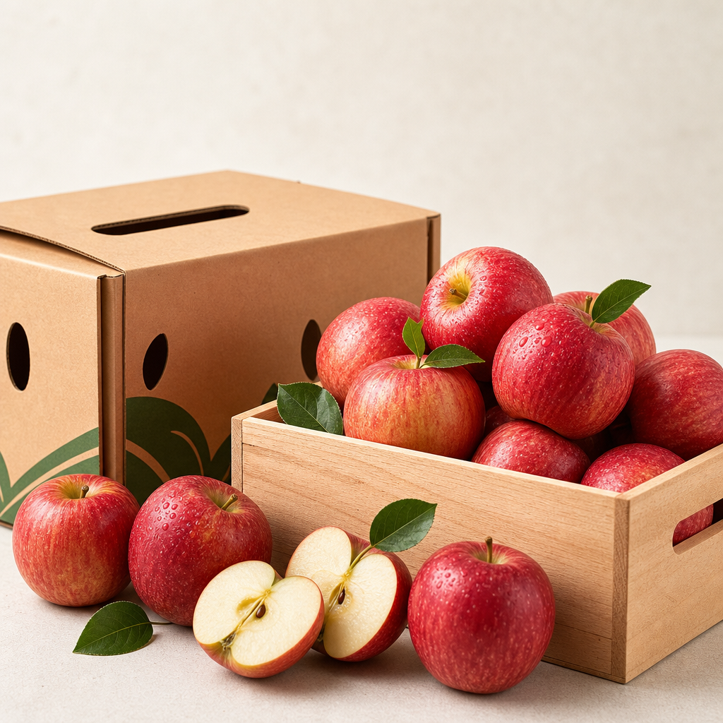 Apple fresh fruit presentation
