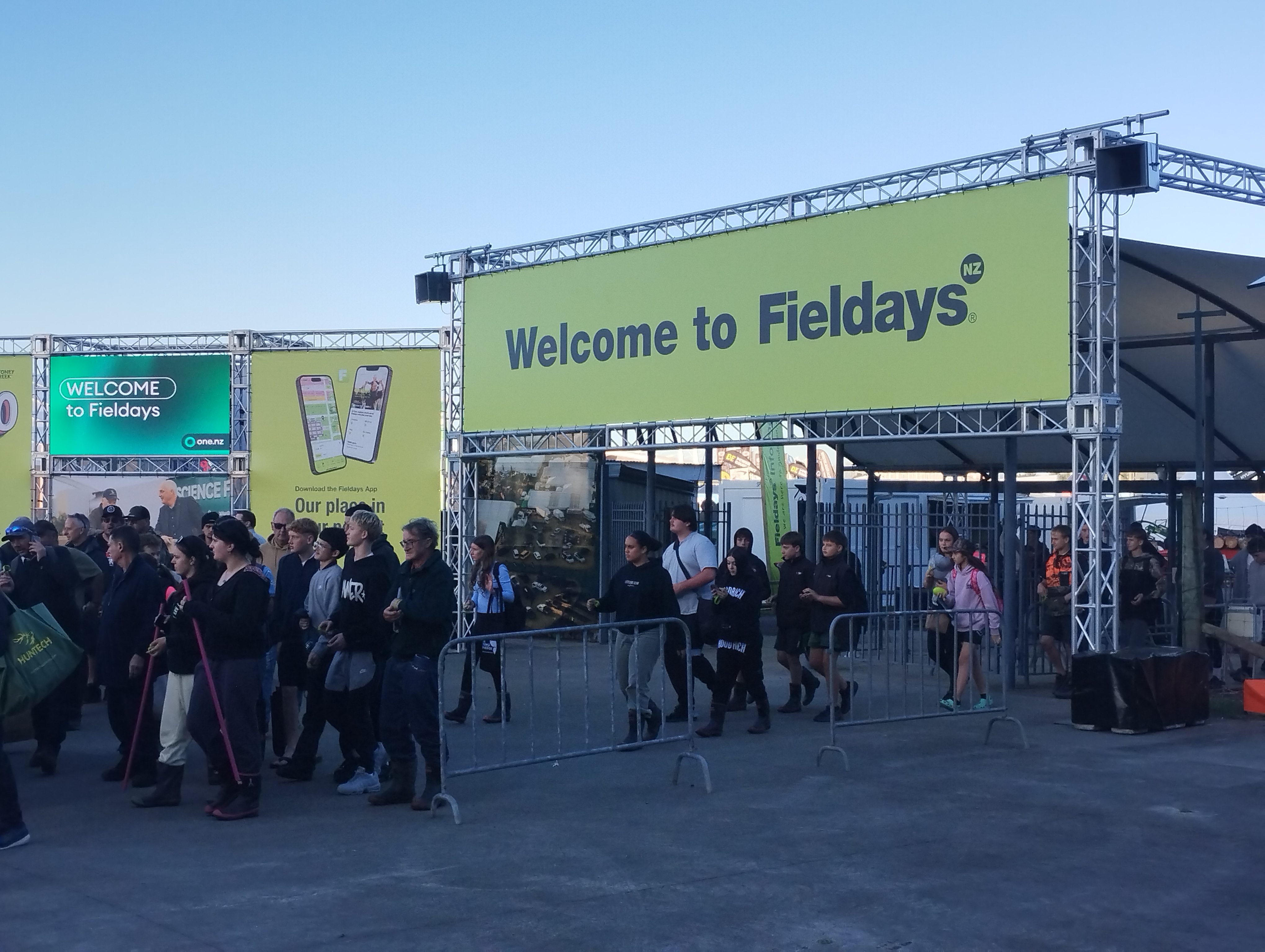 NZ agricultural trade event scene