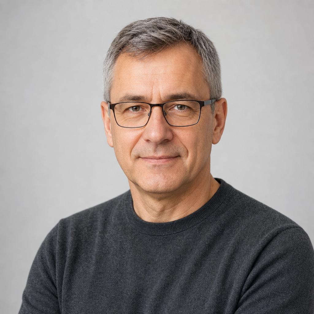 Portrait of Andriy Kravchuk, apartment seller relocating abroad
