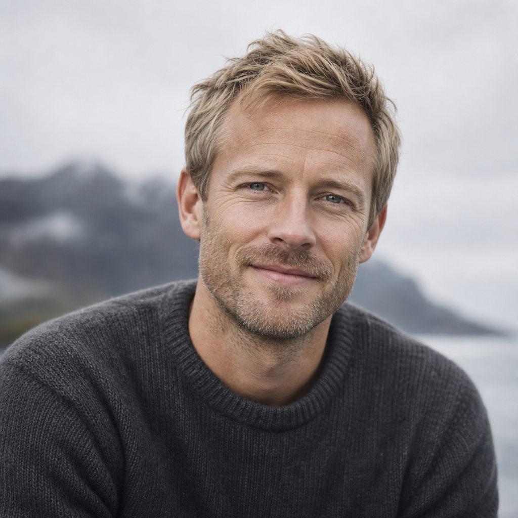 Portrait of Marcus Lindqvist, a solo traveler who visited Norway