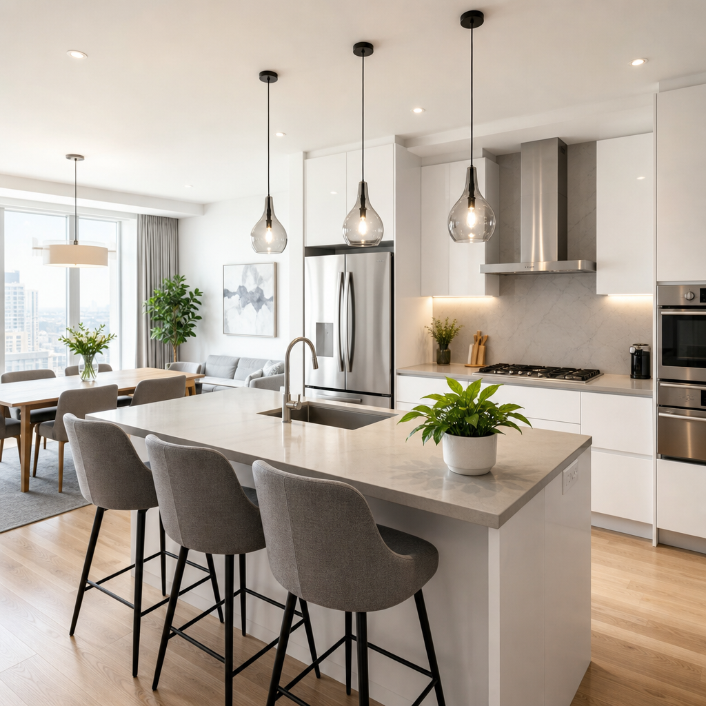 Modern Family Home in Pechersk kitchen