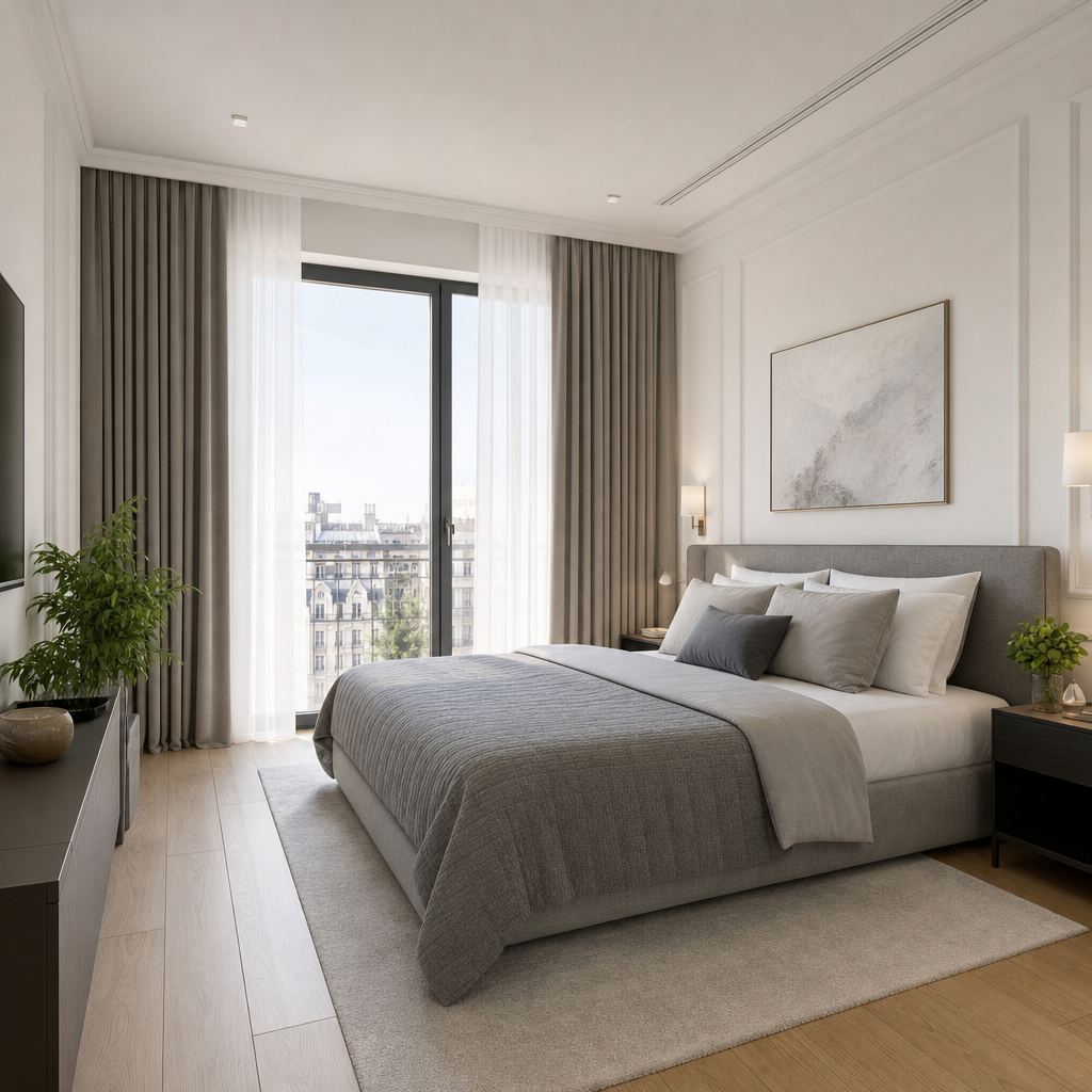 Premium Lypky City Apartment bedroom
