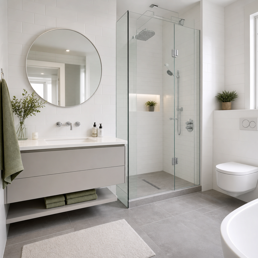 Elegant Central Kyiv Residence bathroom