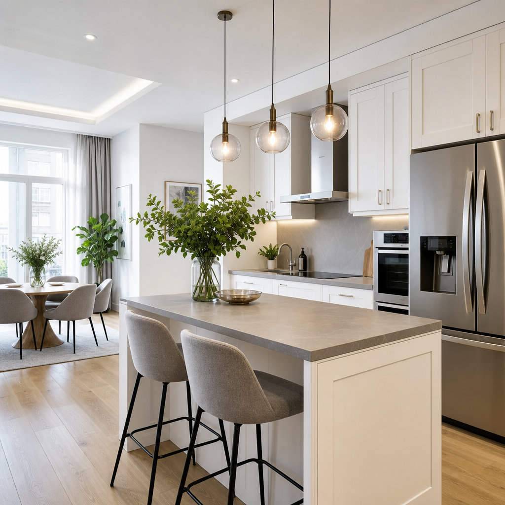 Premium Lypky City Apartment kitchen