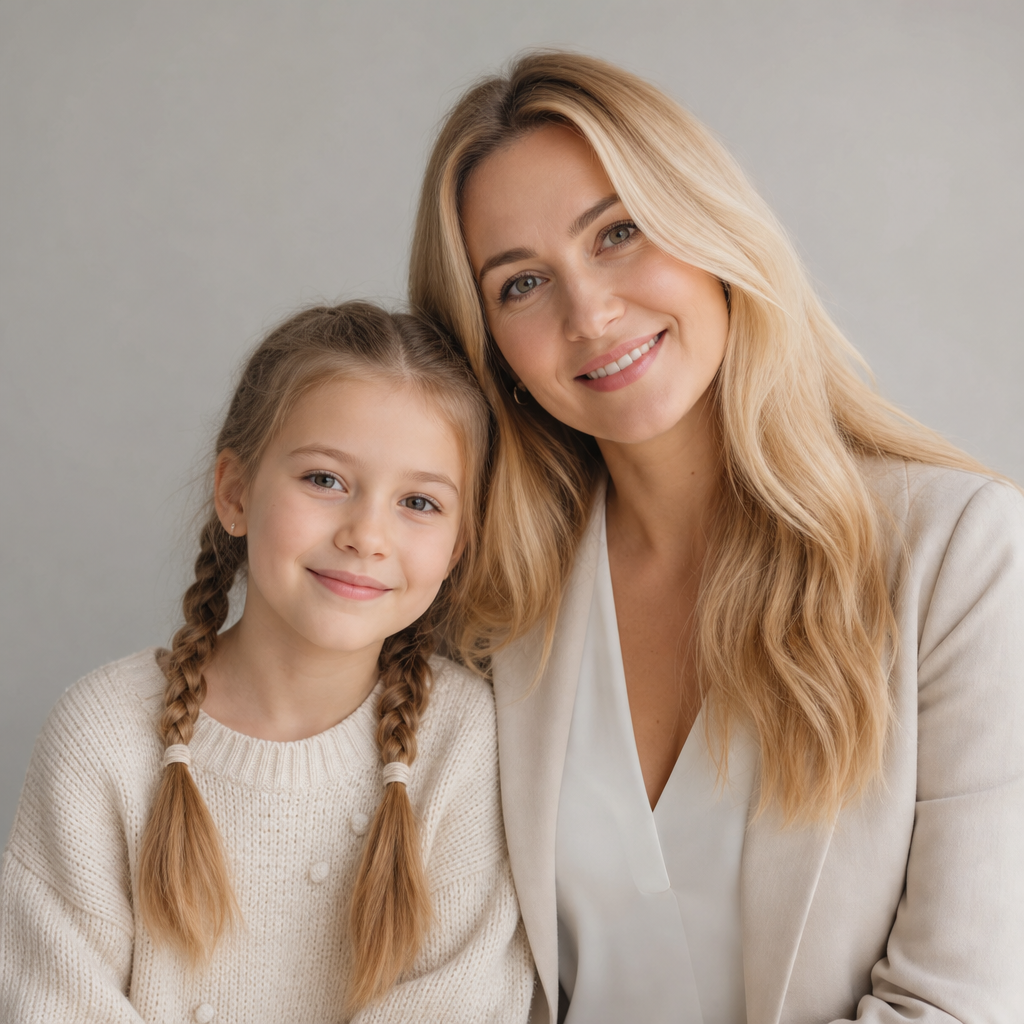Portrait of the Marchenko family, who relocated to Obolon, Kyiv