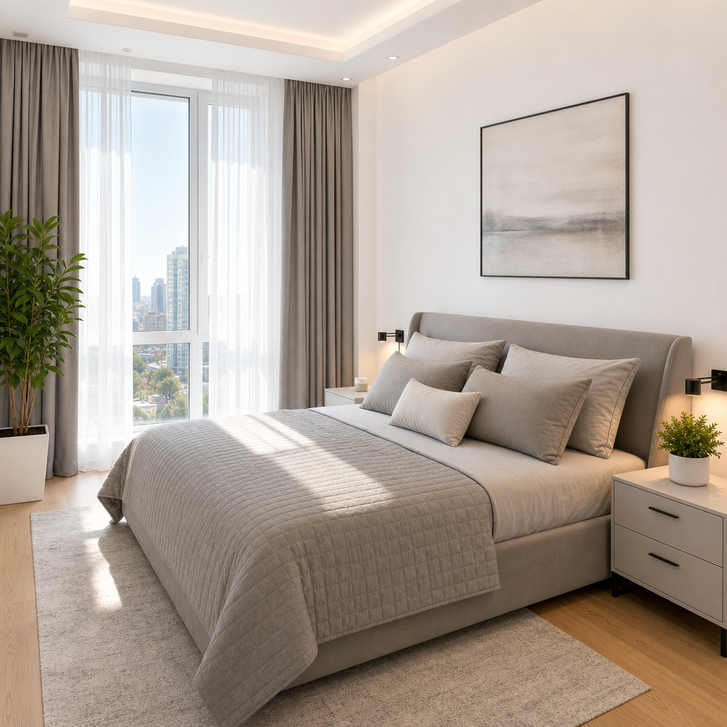 Modern Family Home in Pechersk bedroom
