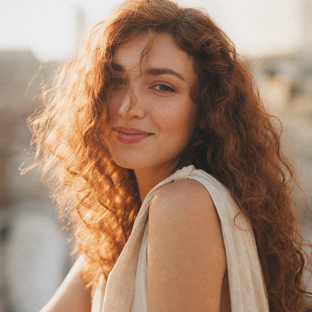 Portrait of Natalia, film session client