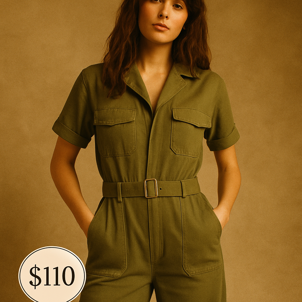 Olive Groove Jumpsuit