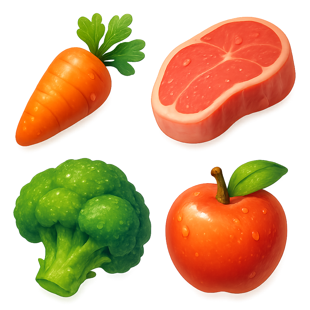 新鲜食材小图标