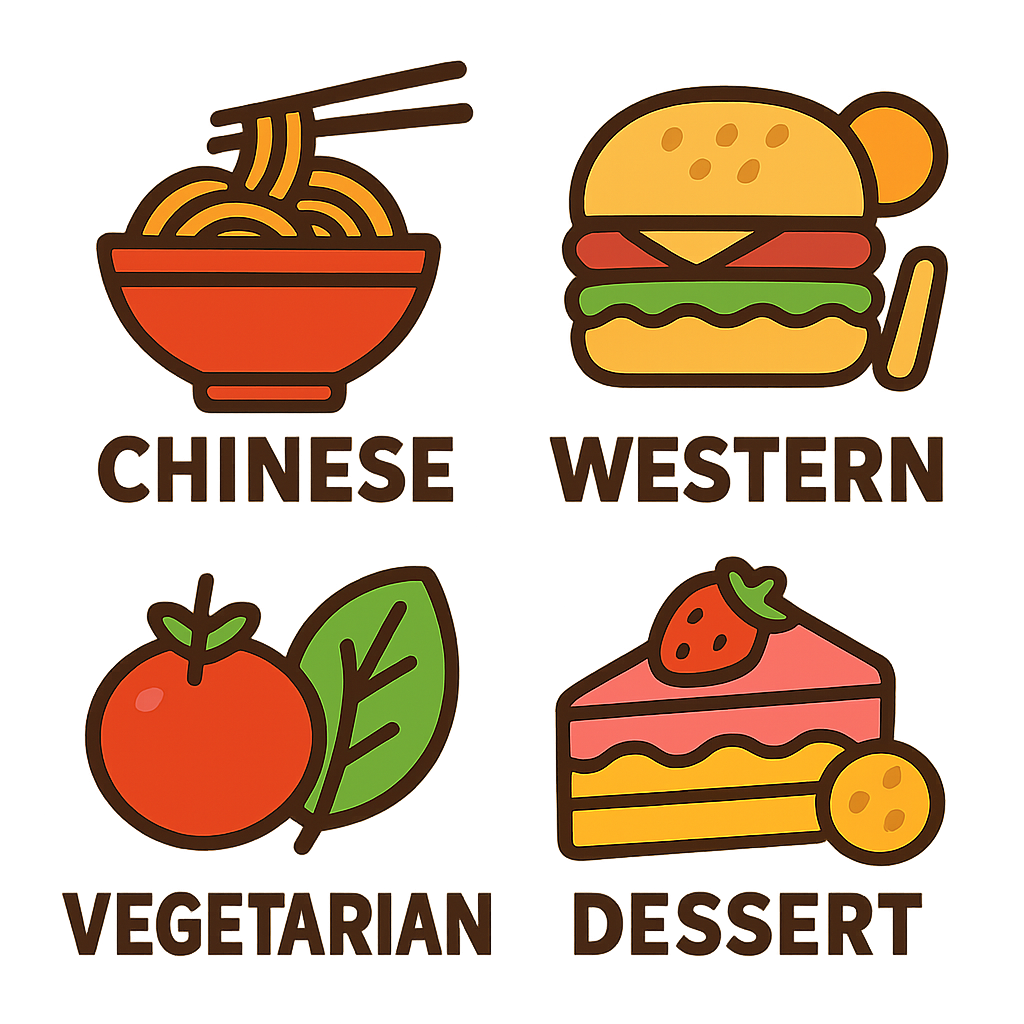 多样化菜品小图标