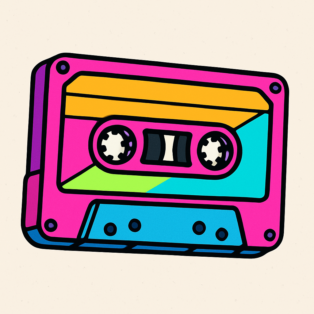 Cassette tape illustration