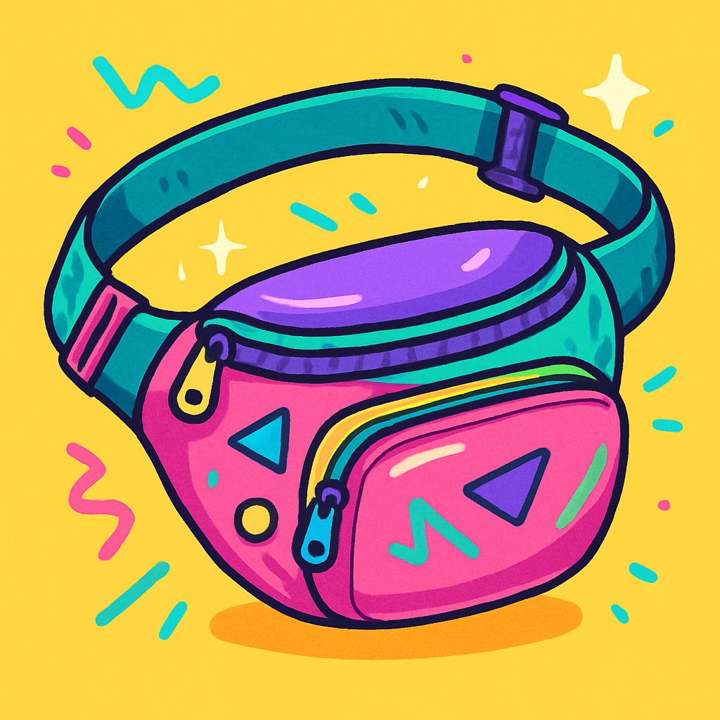 Fanny pack illustration