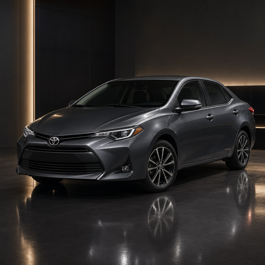 Studio photo of Toyota Toyota Corolla in premium showroom lighting