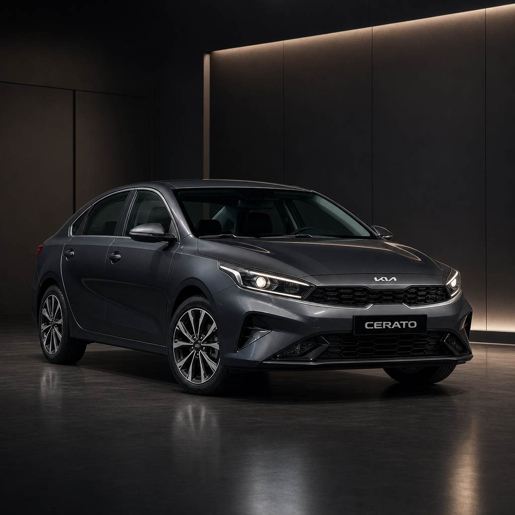 Studio photo of Kia Kia Cerato in premium showroom lighting