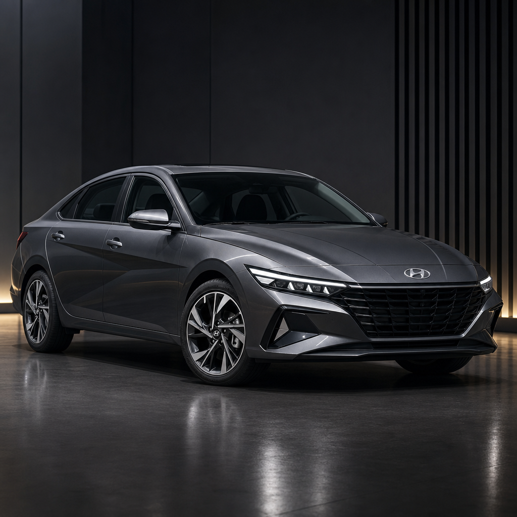 Studio photo of Hyundai Hyundai Elantra in premium showroom lighting
