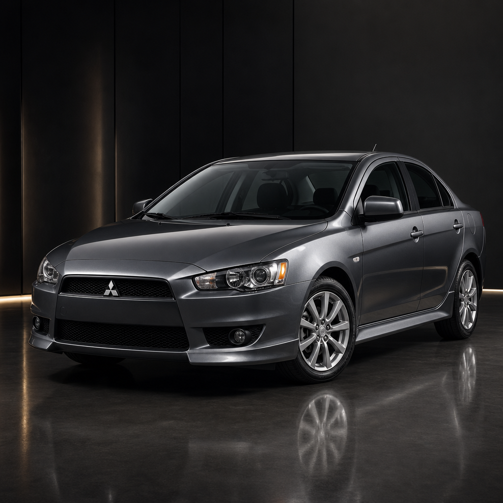 Studio photo of Mitsubishi Mitsubishi Lancer in premium showroom lighting