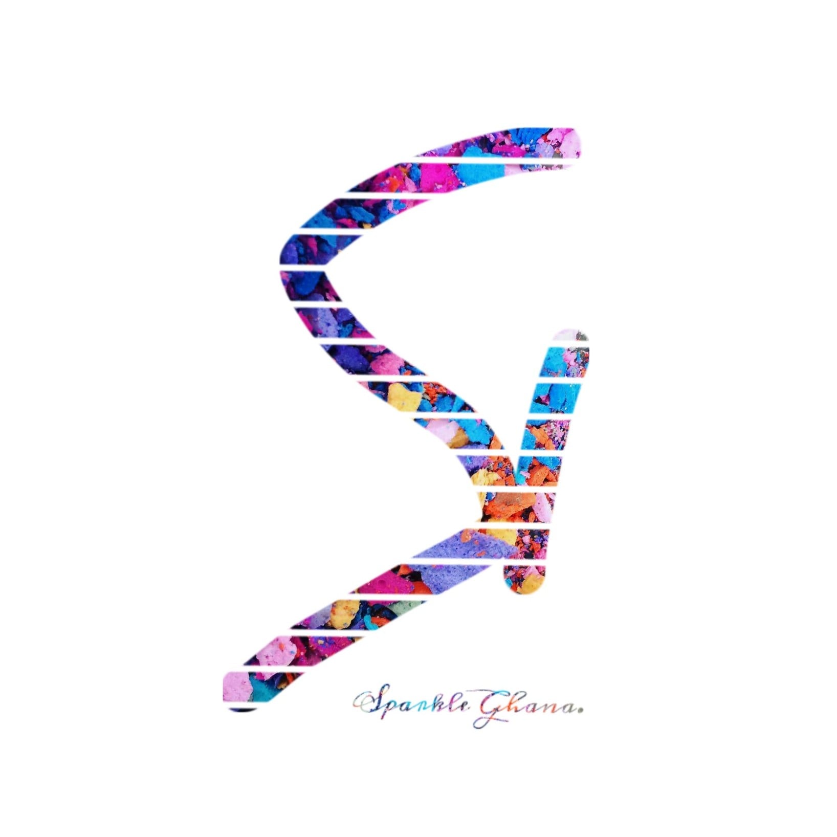 Sparkle Ghana logo: blue and charcoal, modern, with stylized phone and sparkle motif