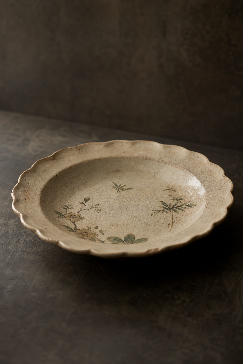 Antique Plate I angled view