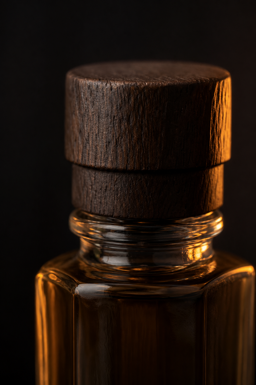 Oud Oil III aromatic oil, close-up of cap