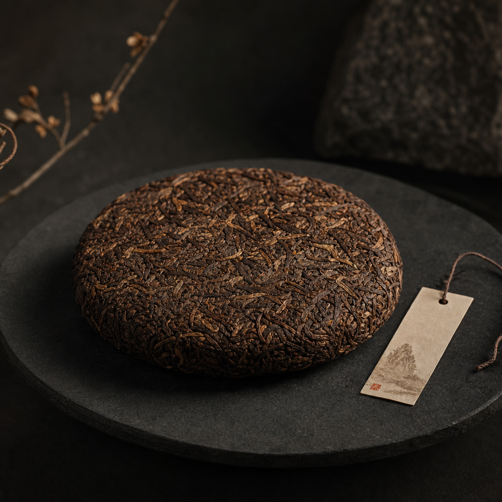 Pressed rare tea cake