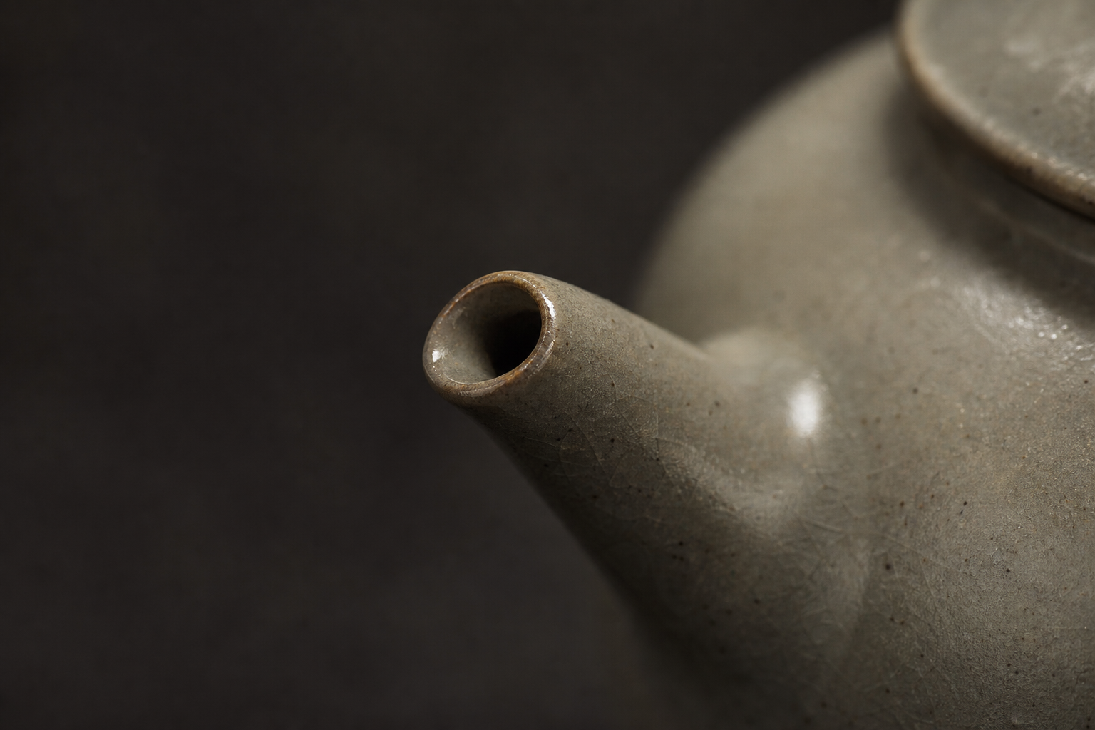 Teapot I teapot spout detail