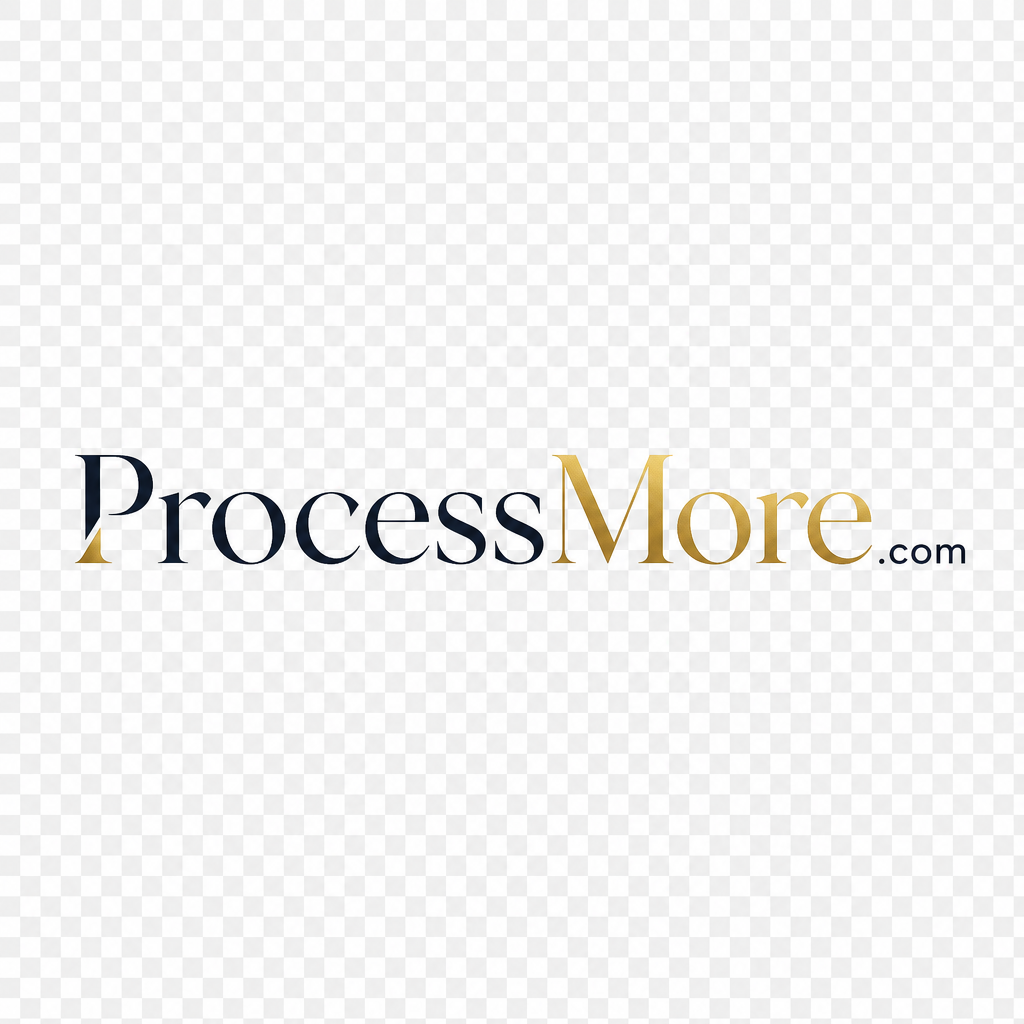 Generated logo for ProcessMore.com