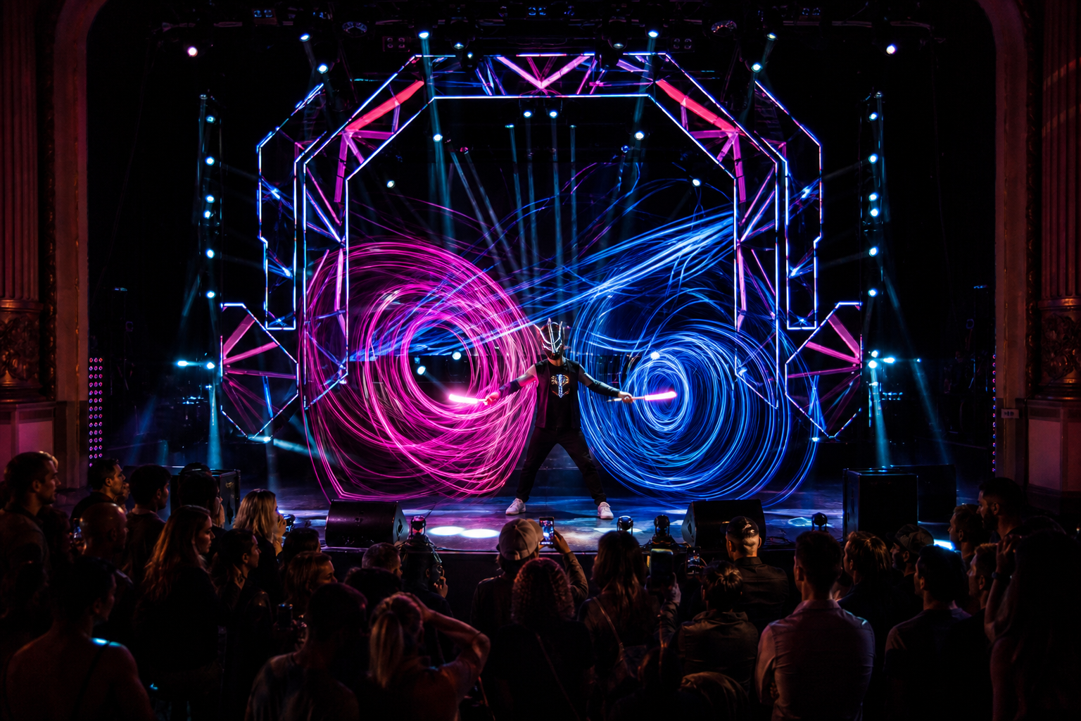 Stage composition performance image