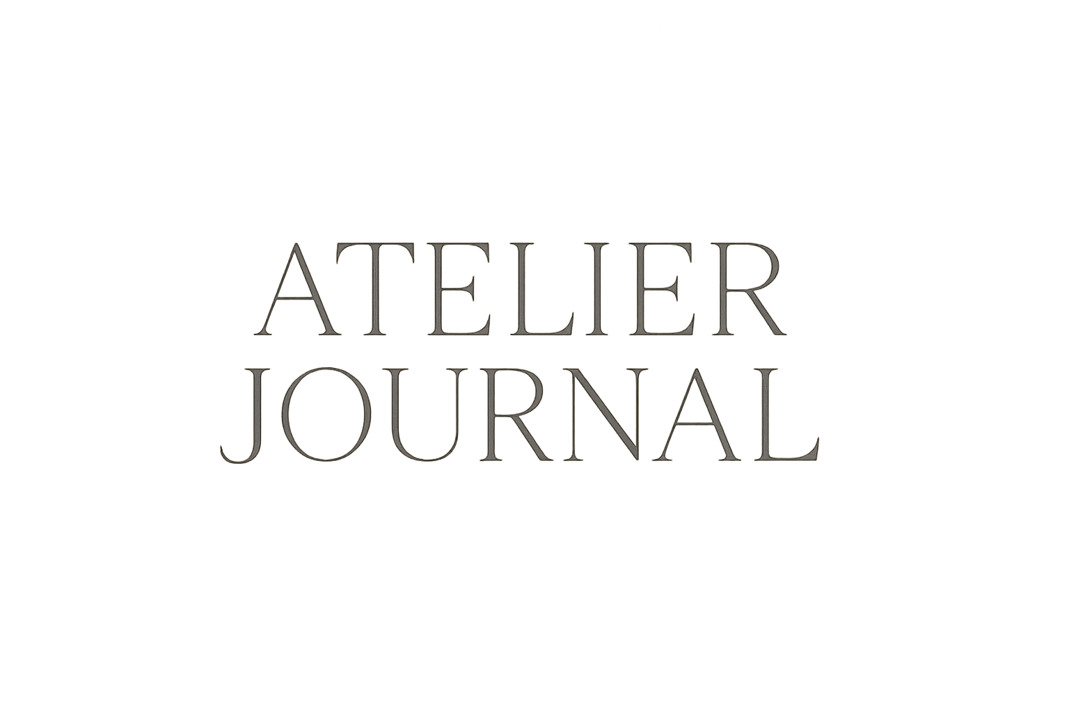 Atelier Journal magazine logotype