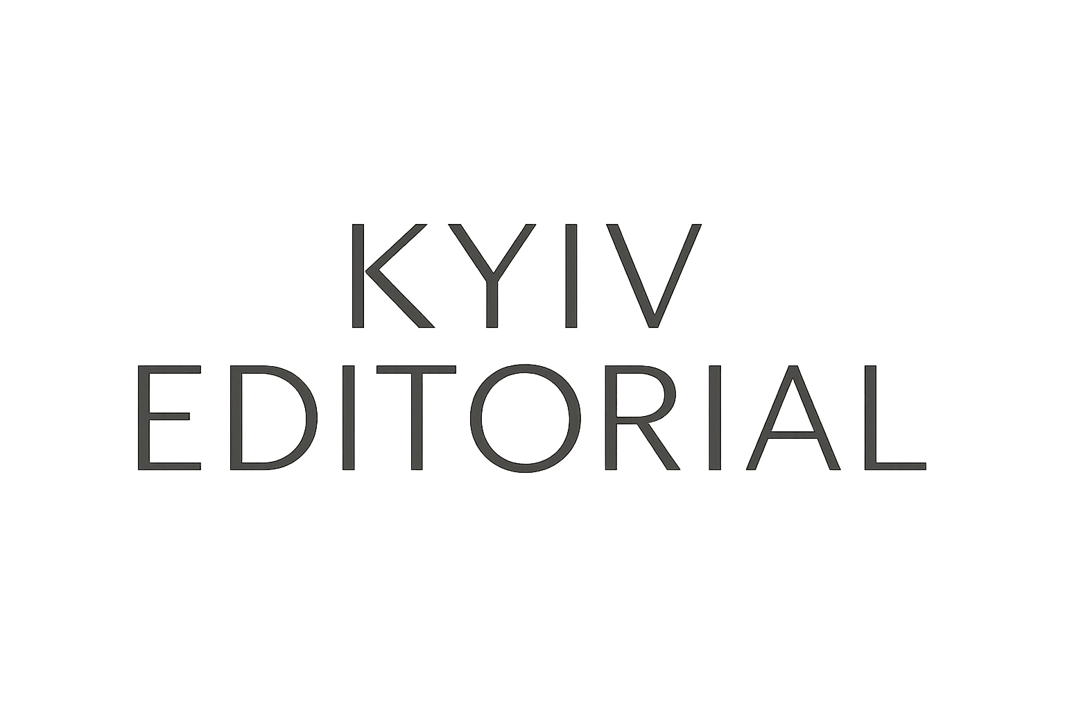 Kyiv Editorial publication logotype