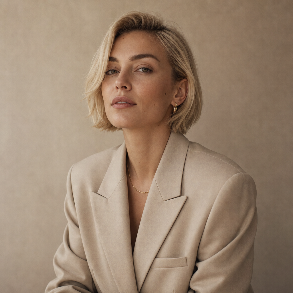 Portrait of editorial stylist Marta Levchenko